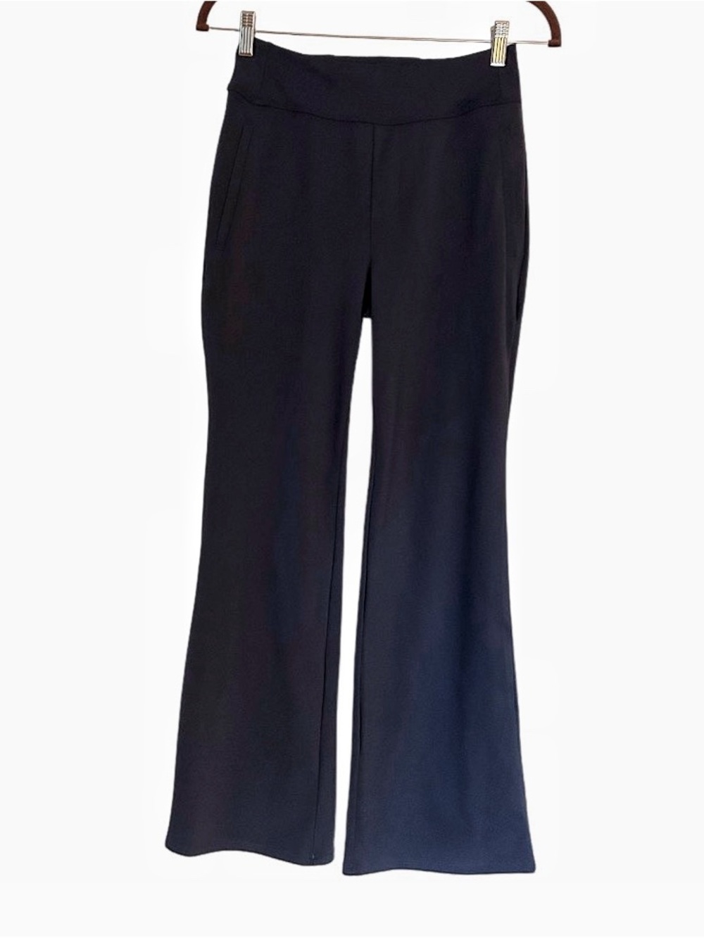 Halara Halara Flex DayStretch Side Zipper Navy Work Flare Pants XS NWOT - Picture 6 of 12